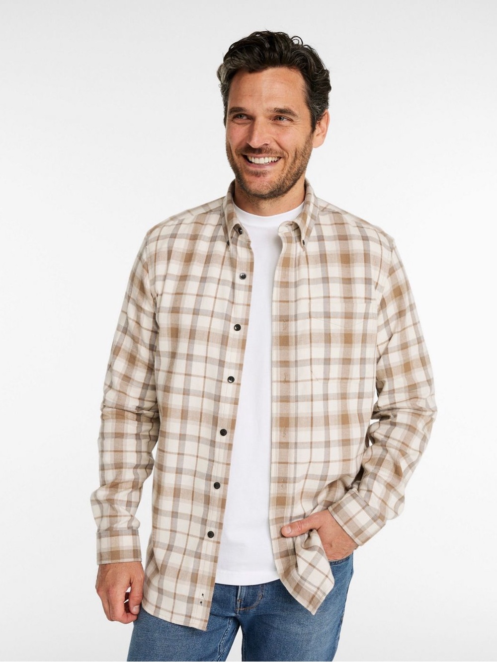 LL Bean Men's Scotch Plaid Flannel Shirt, Traditional Fit XXL
